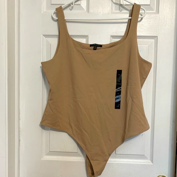 New Neutral Tan Banana Republic Bodysuit Size XL - Picture 1 of 6